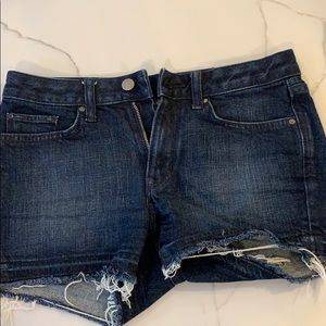 Size 24 Gap Dark Jean Shorts
